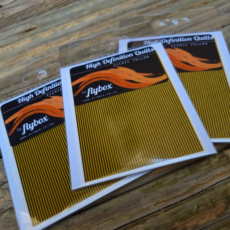 Flybox High Definition Quills in Picric Yellow